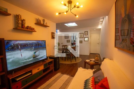 Sala de apartamento para alugar com 3 quartos, 119m² em Recreio dos Bandeirantes, Rio de Janeiro