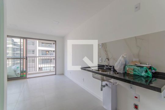 Cozinha de kitnet/studio para alugar com 1 quarto, 26m² em Ipiranga, São Paulo