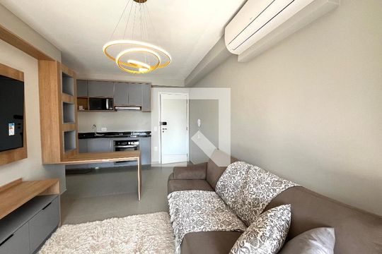 Sala de apartamento à venda com 2 quartos, 46m² em Mirandópolis, São Paulo