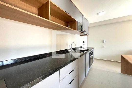 Cozinha de apartamento à venda com 2 quartos, 46m² em Mirandópolis, São Paulo