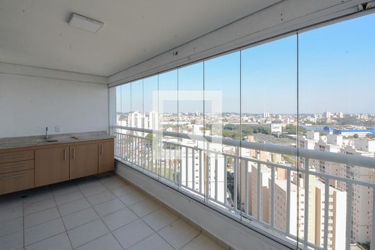 Varanda da Sala de apartamento para alugar com 3 quartos, 107m² em Vila Lusitânia, São Bernardo do Campo