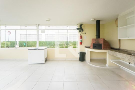 Área comum - Salão de festas de apartamento para alugar com 3 quartos, 107m² em Vila Lusitânia, São Bernardo do Campo