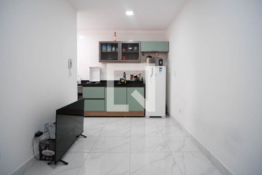 Sala/Cozinha de apartamento à venda com 1 quarto, 30m² em Burgo Paulista, São Paulo