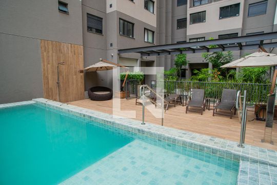 Área comum - Piscina de apartamento para alugar com 1 quarto, 29m² em Bela Vista, São Paulo