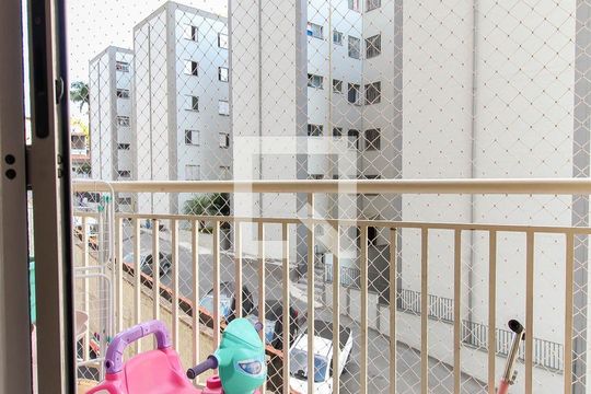Varanda da Sala de apartamento à venda com 2 quartos, 48m² em Itaquera, São Paulo