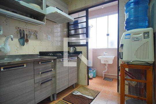 Cozinha de apartamento à venda com 2 quartos, 63m² em Pátria Nova, Novo Hamburgo