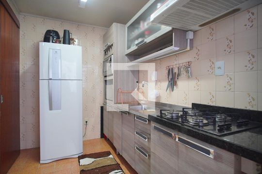 Cozinha de apartamento à venda com 2 quartos, 63m² em Pátria Nova, Novo Hamburgo