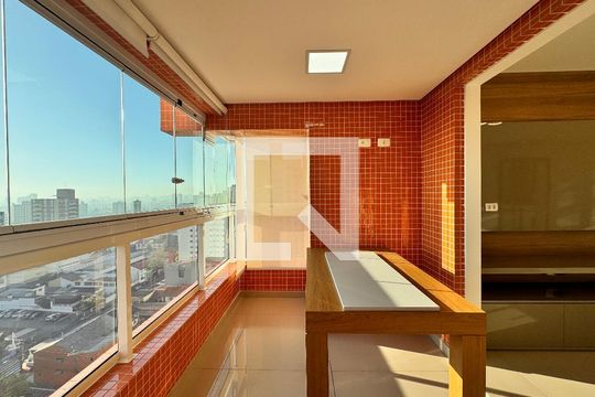 Varanda gourmet de apartamento para alugar com 2 quartos, 100m² em Centro, Santo André