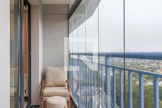 Varanda de apartamento para alugar com 1 quarto, 33m² em Santo Amaro, São Paulo