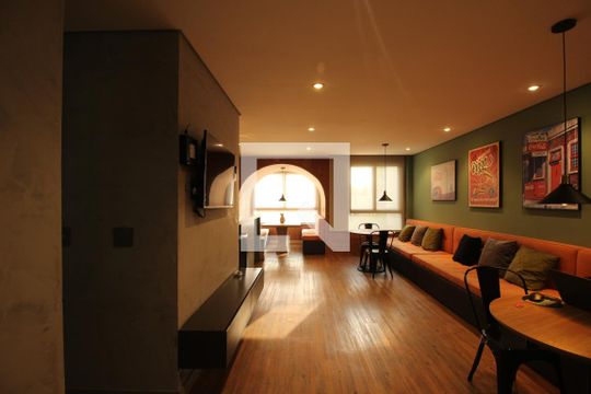 Área comum de kitnet/studio à venda com 1 quarto, 26m² em Vila Andrade, São Paulo