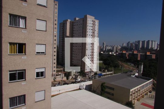 Vista Sala/Cozinha de apartamento à venda com 1 quarto, 24m² em Panamby, São Paulo