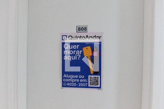 Placa de apartamento à venda com 1 quarto, 24m² em Panamby, São Paulo