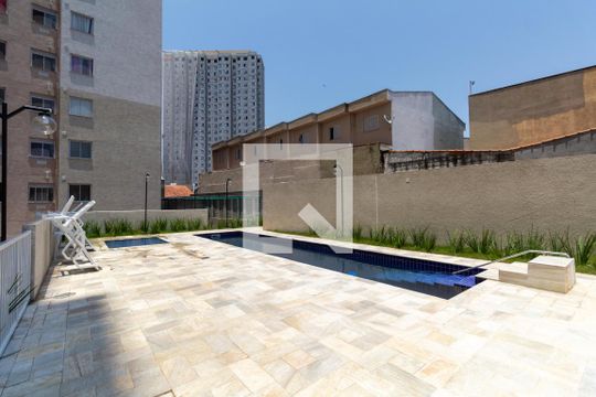 Área Comum - Piscina  de apartamento para alugar com 2 quartos, 36m² em Vila Ré, São Paulo