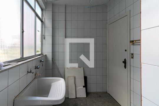 Área de Serviço de apartamento à venda com 4 quartos, 110m² em Santo Antônio, Belo Horizonte