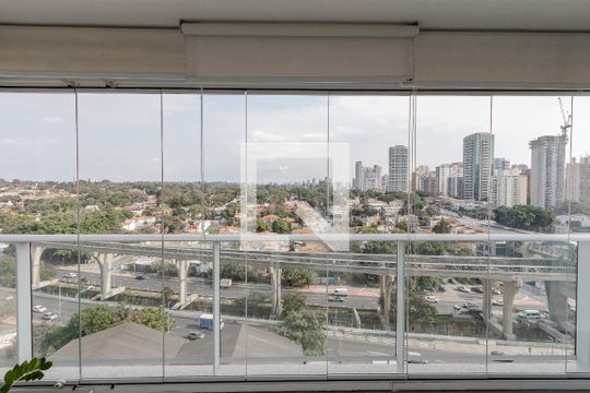 Varanda de apartamento para alugar com 1 quarto, 50m² em Campo Belo, São Paulo
