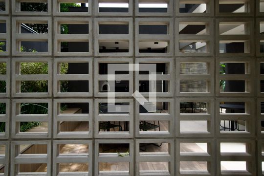 Área comum - Churrasqueira de kitnet/studio para alugar com 1 quarto, 26m² em Cerqueira César, São Paulo