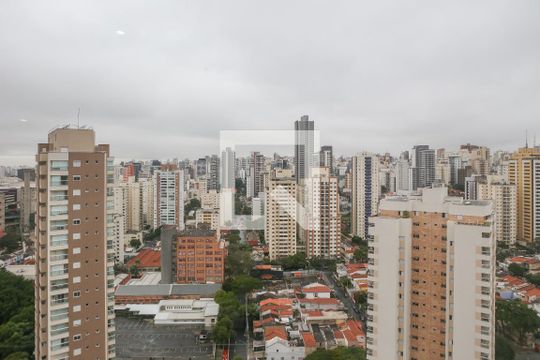 Vista da Varanda Gourmet de apartamento para alugar com 3 quartos, 105m² em Vila Romana, São Paulo