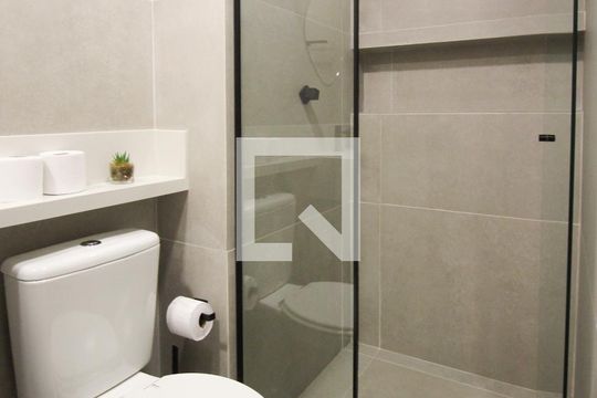 Banheiro Studio de kitnet/studio à venda com 1 quarto, 26m² em Vila Olímpia, São Paulo