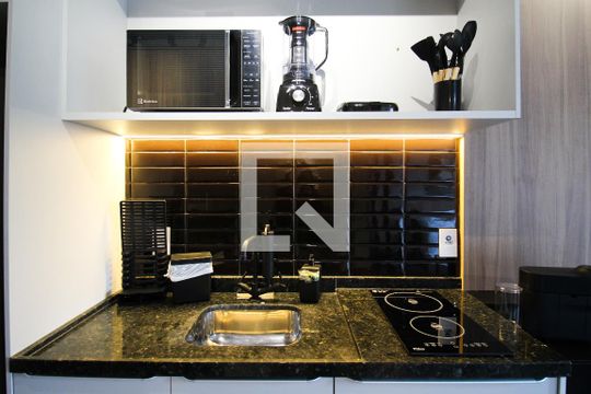 Cozinha Studio de kitnet/studio à venda com 1 quarto, 26m² em Vila Olímpia, São Paulo
