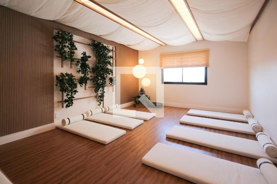 Área comum - Sala de Yoga de kitnet/studio à venda com 1 quarto, 26m² em Vila Olímpia, São Paulo