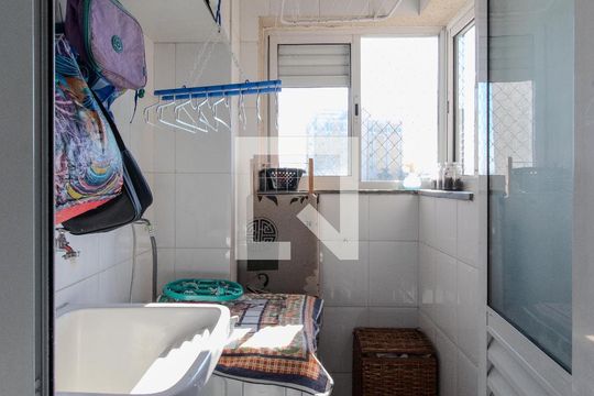 Área de Serviço de apartamento à venda com 2 quartos, 56m² em Vila Gustavo, São Paulo