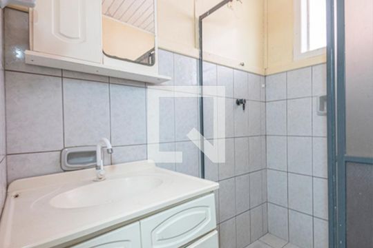 Banheiro de casa para alugar com 3 quartos, 95m² em Ideal, Novo Hamburgo