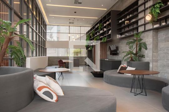 Área comum - Salão de festas de kitnet/studio à venda com 1 quarto, 21m² em Vila Clementino, São Paulo