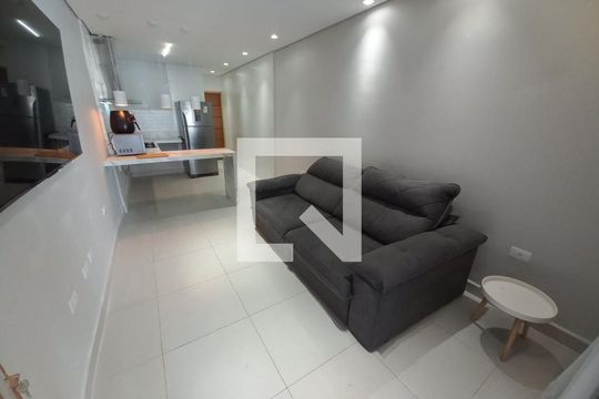 Sala de casa para alugar com 1 quarto, 63m² em Esplanada dos Barreiros, São Vicente