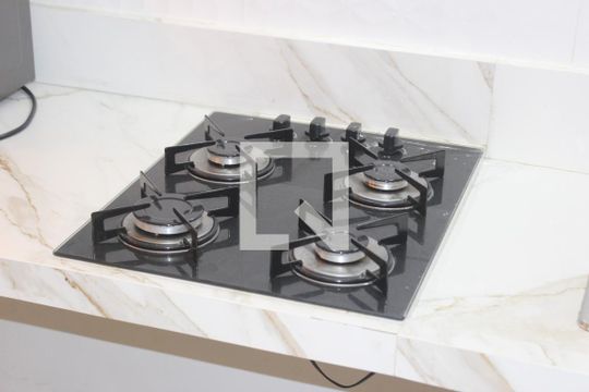 Cozinha de casa para alugar com 1 quarto, 63m² em Esplanada dos Barreiros, São Vicente