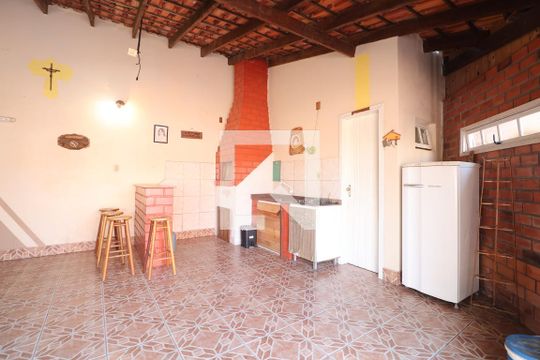 Área comum - Churrasqueira de casa à venda com 4 quartos, 170m² em Estância Velha, Canoas