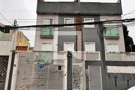 Fachada de apartamento à venda com 3 quartos, 89m² em Vila Humaita, Santo André