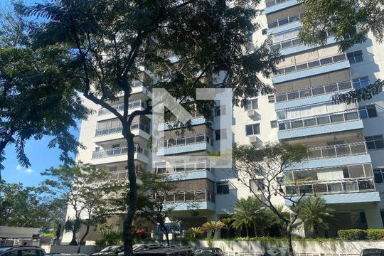 Fachada do Prédio de apartamento para alugar com 1 quarto, 82m² em Barra da Tijuca, Rio de Janeiro