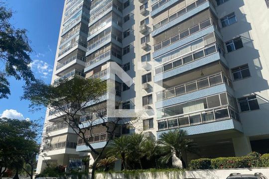 Fachada do Prédio de apartamento para alugar com 1 quarto, 82m² em Barra da Tijuca, Rio de Janeiro