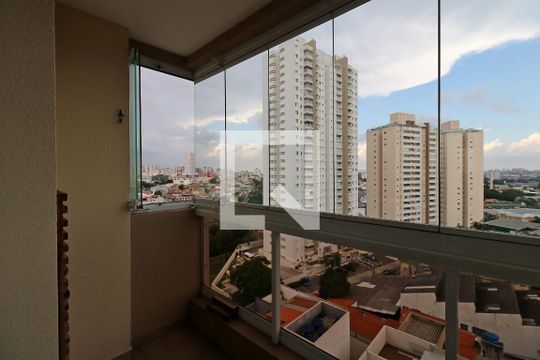 Varanda da Sala de apartamento à venda com 3 quartos, 98m² em Campestre, Santo André