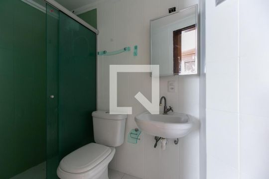 Banheiro da Suíte de apartamento à venda com 3 quartos, 77m² em Vila Curuçá, São Paulo