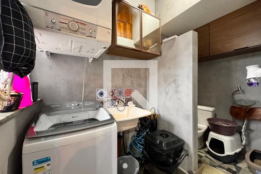 Lavanderia de apartamento à venda com 3 quartos, 140m² em Vila Pires, Santo André