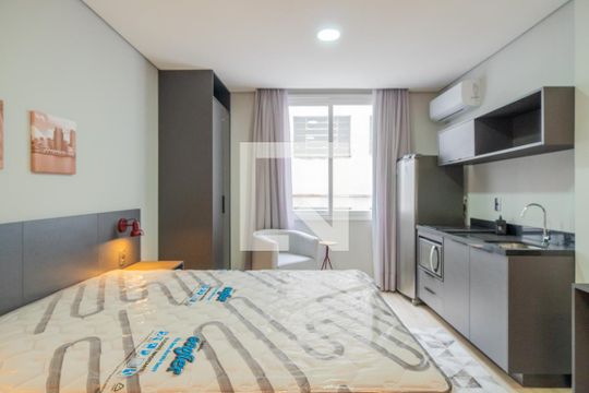 Sala/Quarto de apartamento para alugar com 1 quarto, 21m² em Centro Histórico, Porto Alegre