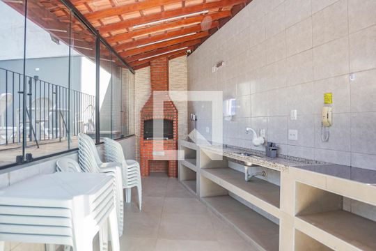 Área comum - Churrasqueira de apartamento para alugar com 2 quartos, 65m² em Parque Fongaro, São Paulo