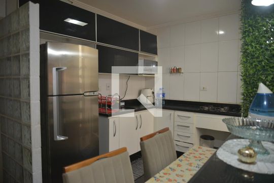 Cozinha de apartamento à venda com 3 quartos, 140m² em Vila Guiomar, Santo André