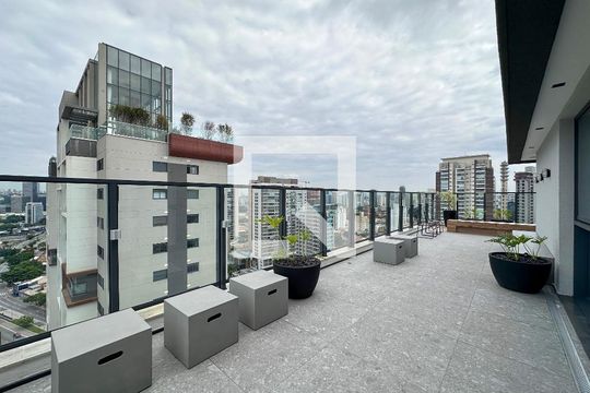 Terraço Espaço Rooftop de kitnet/studio à venda com 1 quarto, 29m² em Jardim das Acacias, São Paulo