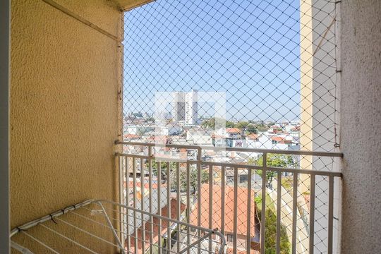 Vista da Suíte de apartamento para alugar com 3 quartos, 87m² em Vila Valparaíso, Santo André