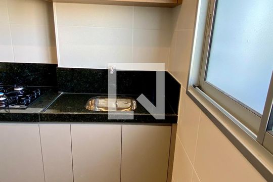 Área de Serviço de apartamento para alugar com 1 quarto, 46m² em Buritis, Belo Horizonte