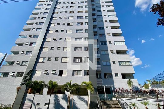 Fachada do Prédio de apartamento para alugar com 1 quarto, 46m² em Buritis, Belo Horizonte