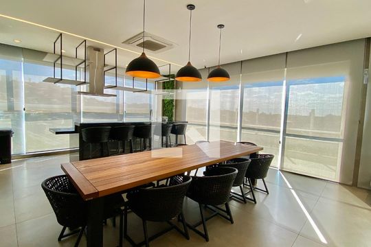 Área comum de apartamento para alugar com 1 quarto, 46m² em Buritis, Belo Horizonte