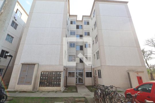 Fachada do bloco de apartamento para alugar com 2 quartos, 42m² em Rio Branco, Canoas