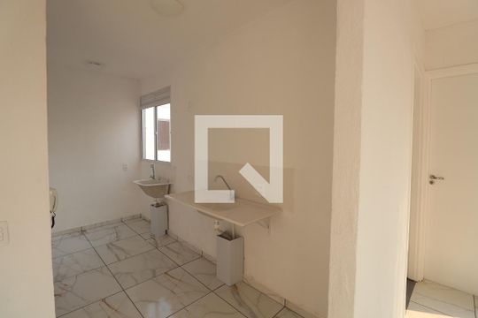 Cozinha e Área de Serviço de apartamento para alugar com 2 quartos, 42m² em Rio Branco, Canoas