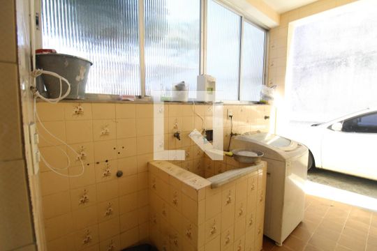 Área de serviço de casa à venda com 3 quartos, 342m² em Taquara, Rio de Janeiro