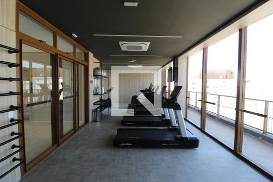 Área Comum - Academia de kitnet/studio para alugar com 1 quarto, 29m² em Vila Nova Conceição, São Paulo