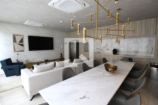 Área Comum - Cokitchen de kitnet/studio para alugar com 1 quarto, 29m² em Vila Nova Conceição, São Paulo