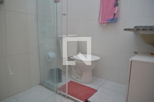 Banheiro da Suíte 1 de casa à venda com 3 quartos, 100m² em Vila Príncipe de Gales, Santo André